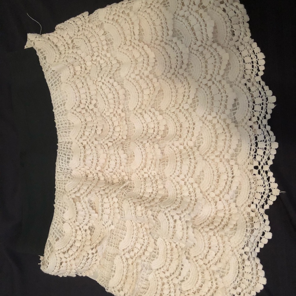 White skirt